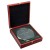 19mm Jade Glass Octagonal Plaque in Wood Box