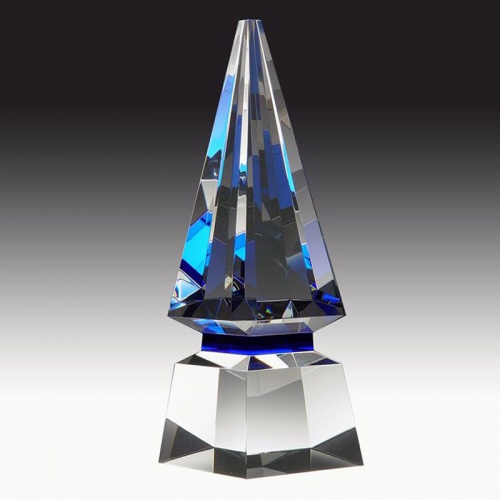 Elite Blue Spire Award from Prism Crystal - Awards Trophies Supplier